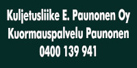 Kuljetusliike E. Paunonen Oy / Kuormauspalvelu Pau